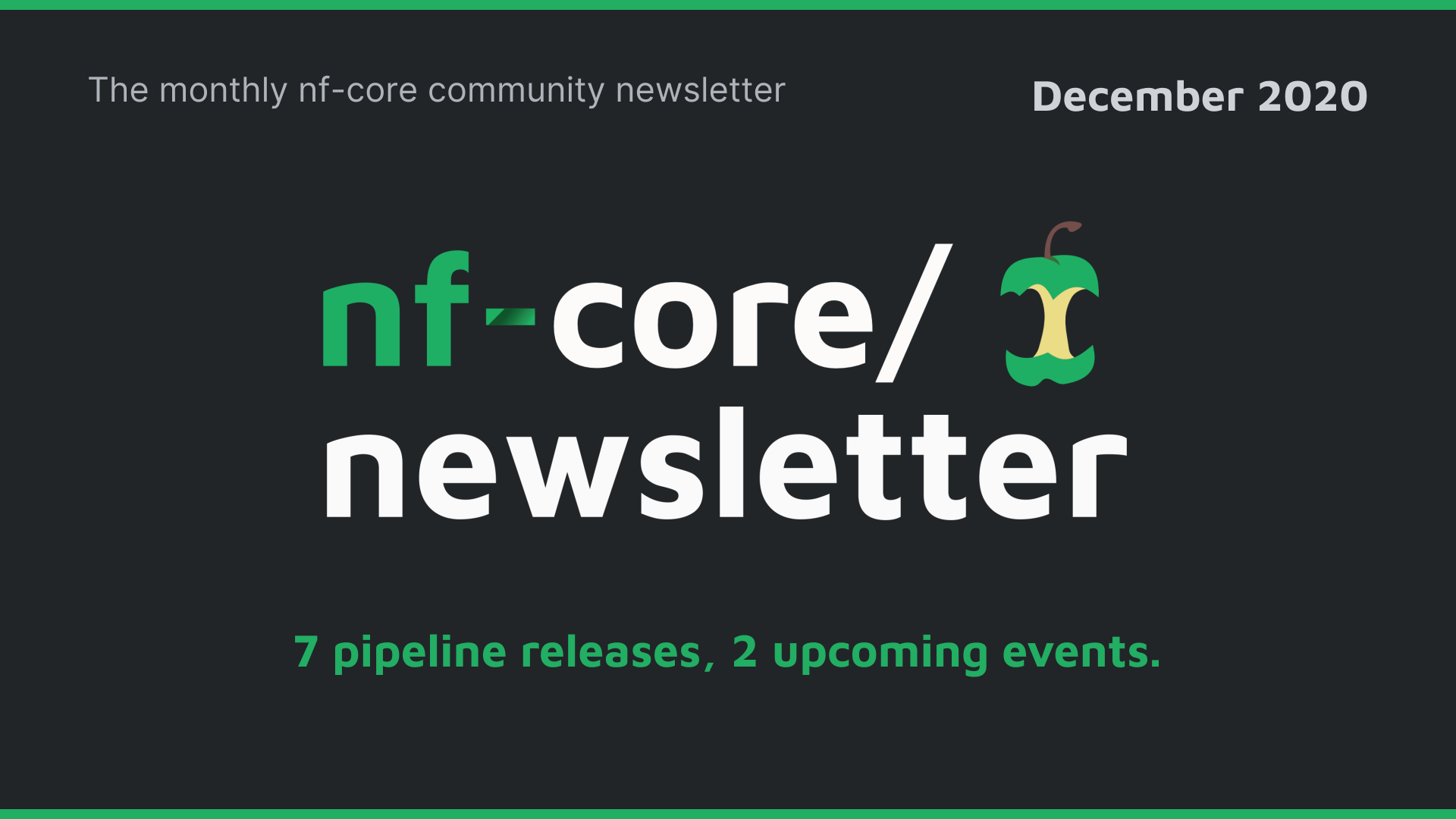 nf-core newsletter — December 2020